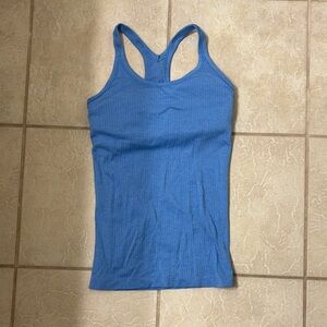 lululemon ebb to street tank top blue light support